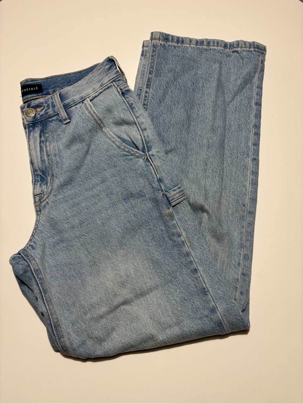 Aeropastale Light Blue Denim High Rise Baggy Jeans
